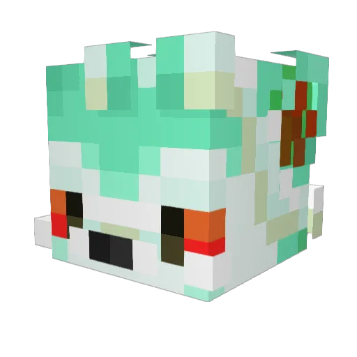 LastRomantic Minecraft avatar head, 3D render