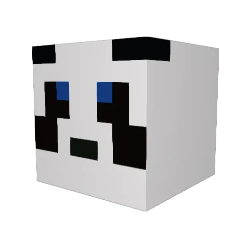 LastSuperHero Minecraft avatar head, 3D render
