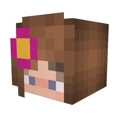 LastV020 Minecraft avatar head, 3D render