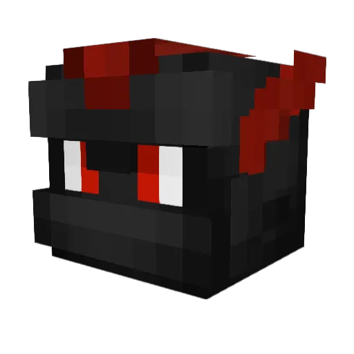 Last_Dark_Dragon Minecraft avatar head, 3D render