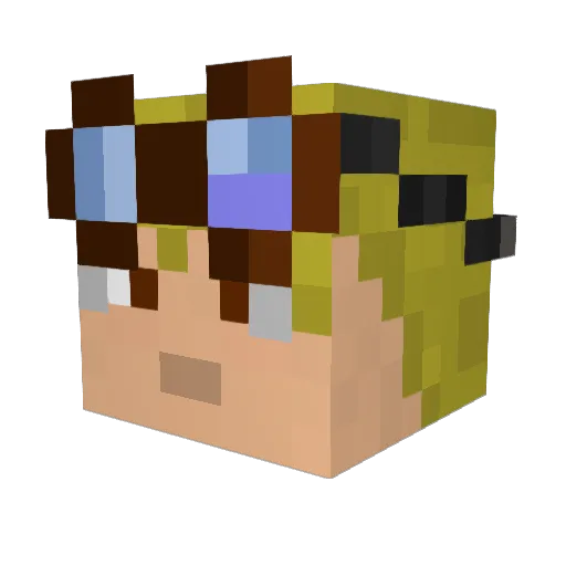 Last_Whispers Minecraft avatar head, 3D render