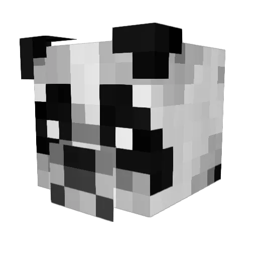 Lastand26 Minecraft avatar head, 3D render