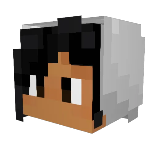 Lastbutnot Minecraft avatar head, 3D render
