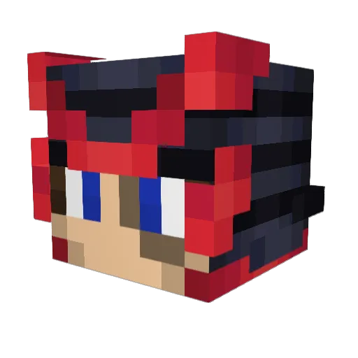 LastrXnin69 Minecraft avatar head, 3D render