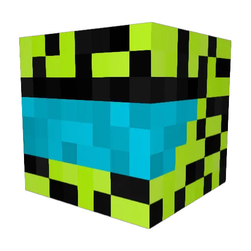 Laszewski_05 Minecraft avatar head, 3D render