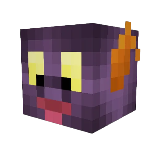 Latch93 Minecraft avatar head, 3D render