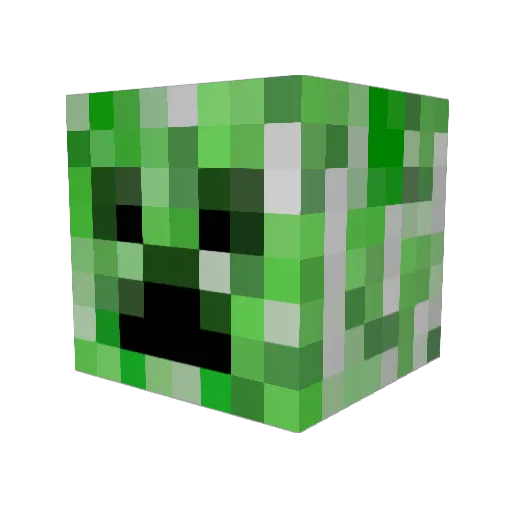 Latebas0816 Minecraft avatar head, 3D render