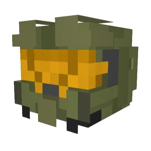 LaterAce Minecraft avatar head, 3D render