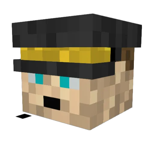 LatestElite Minecraft avatar head, 3D render