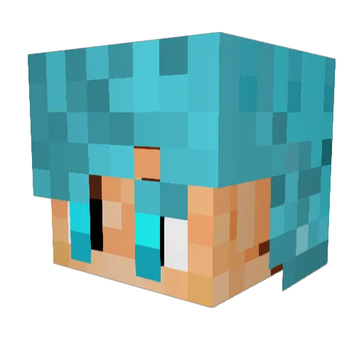 Latioslover_ Minecraft avatar head, 3D render