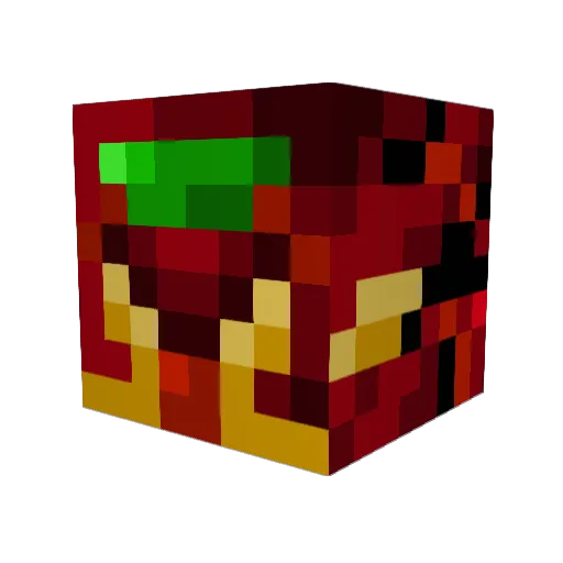 Lato_Diafol Minecraft avatar head, 3D render