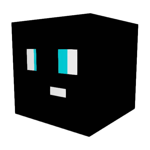 Latte_0302 Minecraft avatar head, 3D render