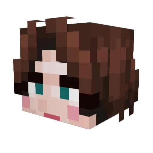 Latvian_Dust Minecraft avatar head, 3D render