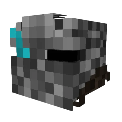 Lauch12345 Minecraft avatar head, 3D render