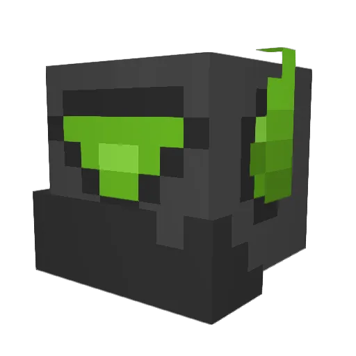 Laucho2501 Minecraft avatar head, 3D render