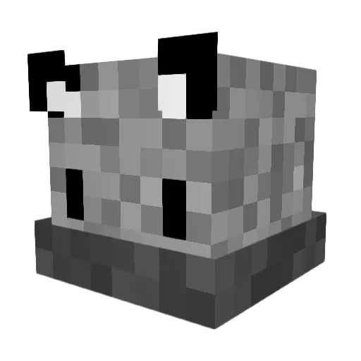 LaugeMC_ Minecraft avatar head, 3D render