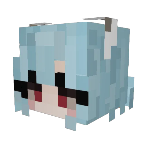 Laugh_t1ll_i_PEE Minecraft avatar head, 3D render