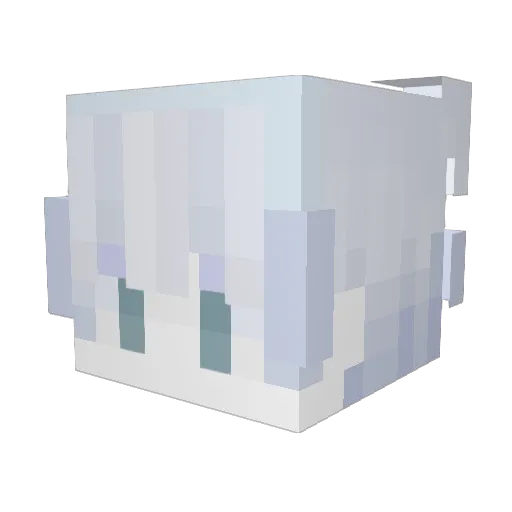 LaughingBalloon Minecraft avatar head, 3D render