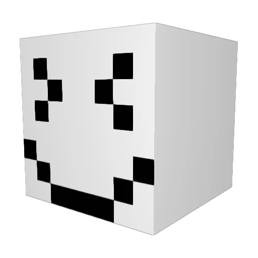 Laught25252 Minecraft avatar head, 3D render