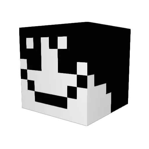 LaunchZone Minecraft avatar head, 3D render