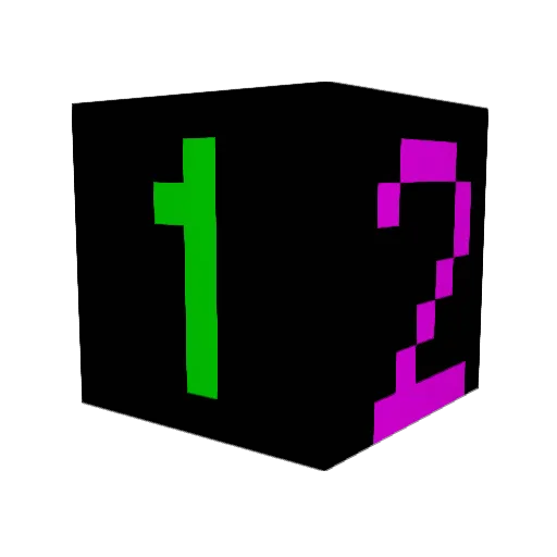 Launchpader Minecraft avatar head, 3D render