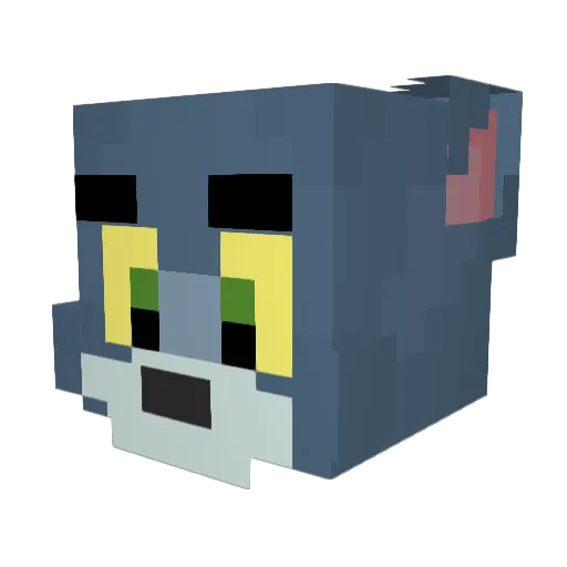 Laur1116 Minecraft avatar head, 3D render