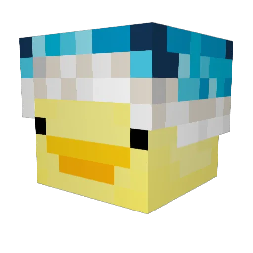 Laur7415 Minecraft avatar head, 3D render