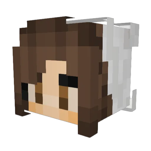 LaurJay24 Minecraft avatar head, 3D render