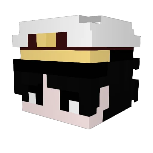LauraH222 Minecraft avatar head, 3D render