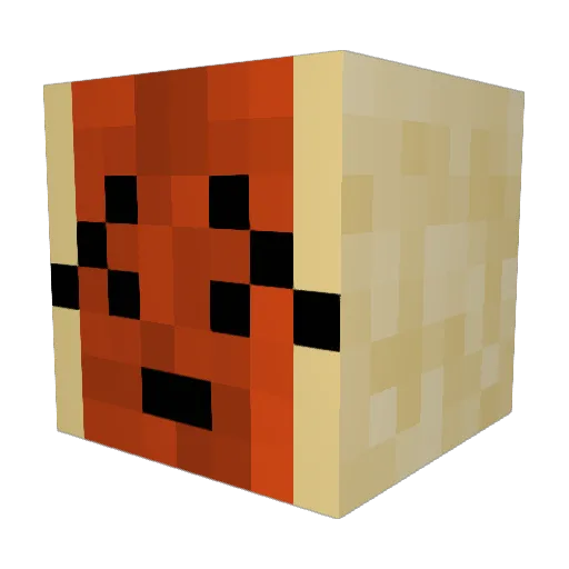 LauraHotDog Minecraft avatar head, 3D render