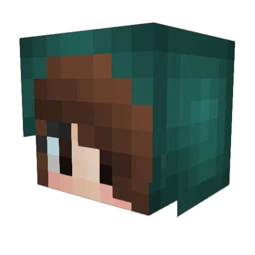 Laura_Cobo Minecraft avatar head, 3D render