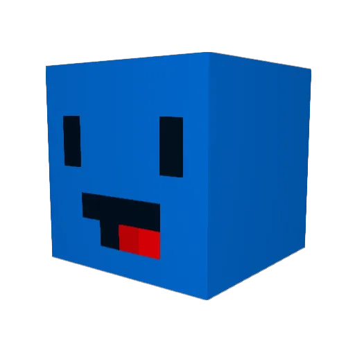 Lauraceciii Minecraft avatar head, 3D render
