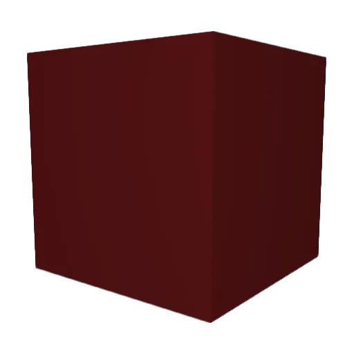 Lauranas Minecraft avatar head, 3D render