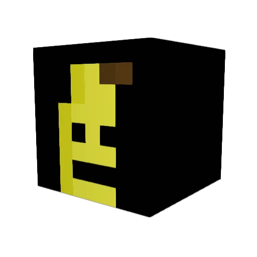 LaurenH Minecraft avatar head, 3D render