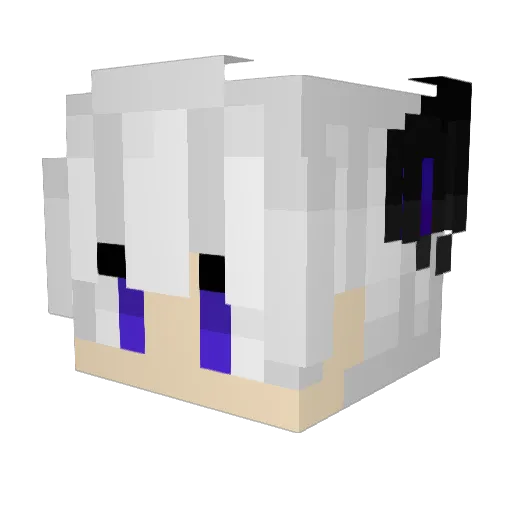 Laurence_YT Minecraft avatar head, 3D render