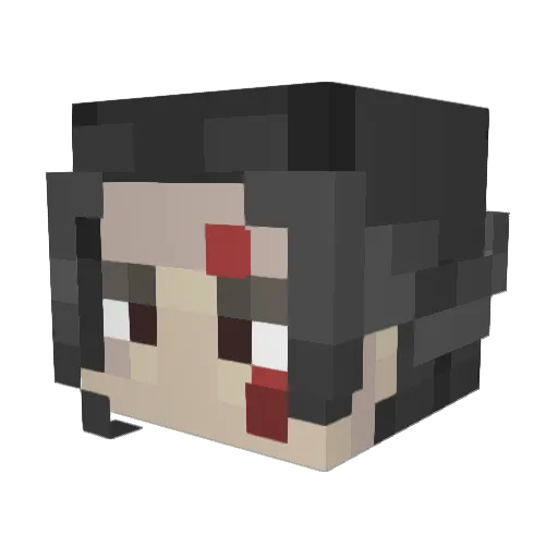 Laurens_002 Minecraft avatar head, 3D render