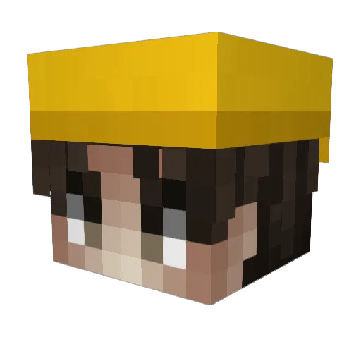 Lauri1601 Minecraft avatar head, 3D render