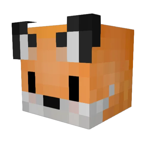 LaurieIsLief Minecraft avatar head, 3D render