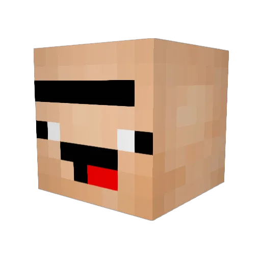 LaurinGHG10 Minecraft avatar head, 3D render