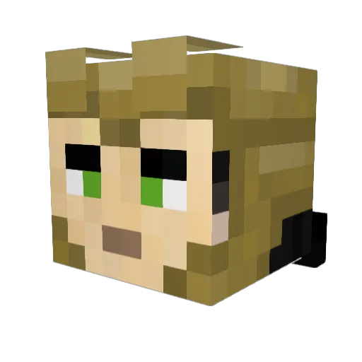 LausigerLoki Minecraft avatar head, 3D render