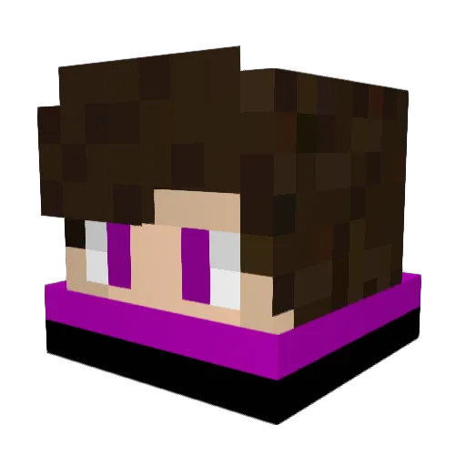 Lautax04 Minecraft avatar head, 3D render