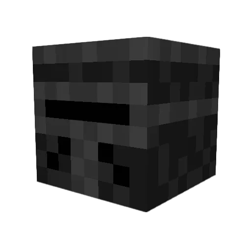 Lautinto Minecraft avatar head, 3D render