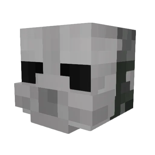 Lautrec_ Minecraft avatar head, 3D render