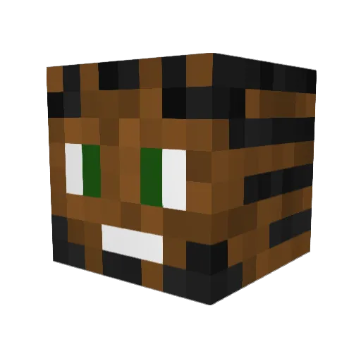 LautyElMasPrron Minecraft avatar head, 3D render