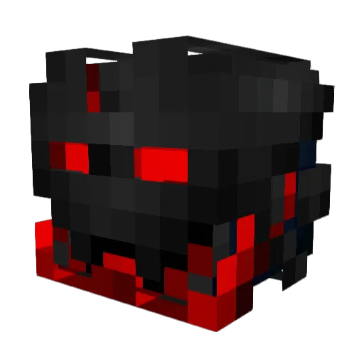Lauwiee Minecraft avatar head, 3D render