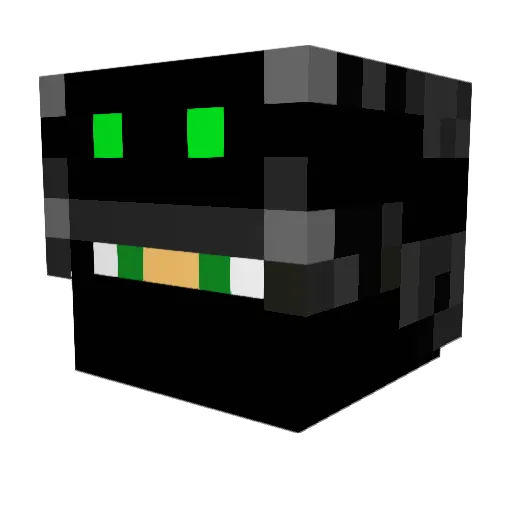 Lauwop Minecraft avatar head, 3D render