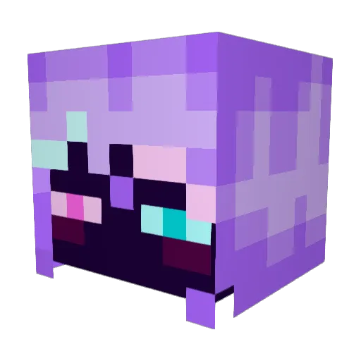 LavEnder62 Minecraft avatar head, 3D render