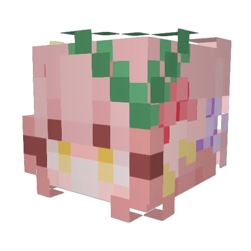 LavLxvender Minecraft avatar head, 3D render