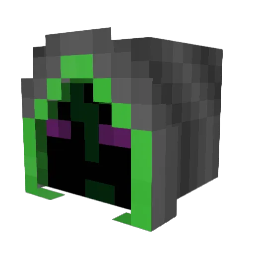 LavaBear7_ Minecraft avatar head, 3D render