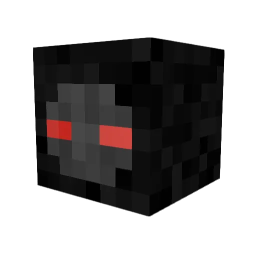 LavaBuket Minecraft avatar head, 3D render